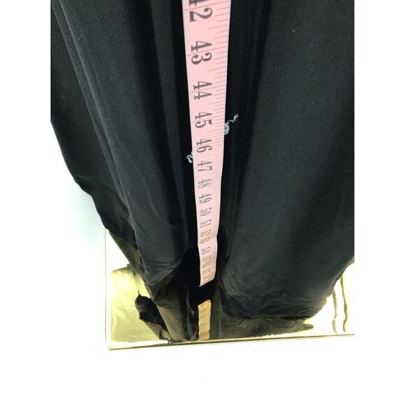 ASPEED SZ S black gold hand beaded mesh sleeveless cutout formal gown NWT B163 - Picture 7 of 12